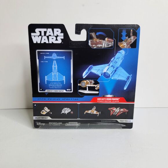 Star Wars Micro Galaxy Squadron SHIN HATI'S FIEND FIGHTER SERIES 7 #0145 NEW - Picture 4 of 6